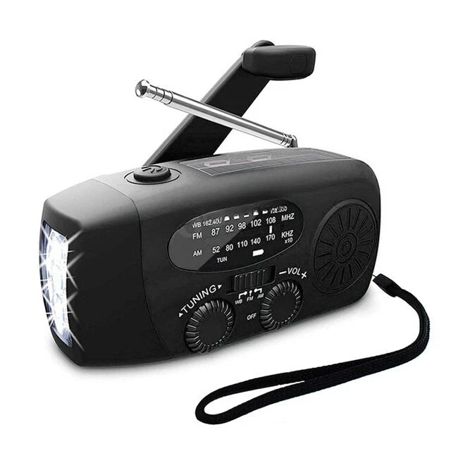 All-in-One Solar Emergency Radio with Power Bank