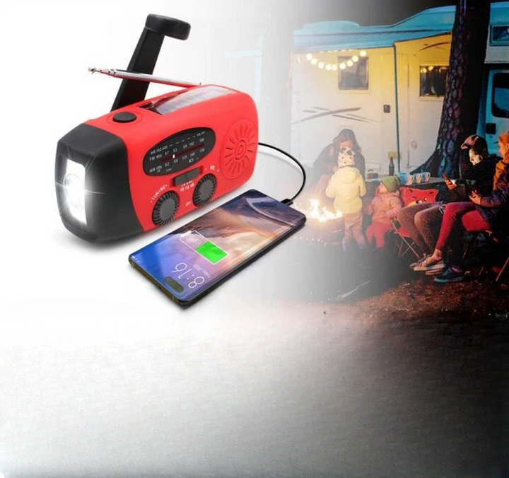 All-in-One Solar Emergency Radio with Power Bank