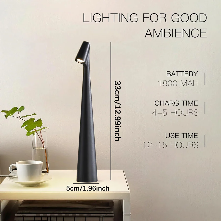 Kalsten | Touch Control Reading Light with Tri Color Dimming