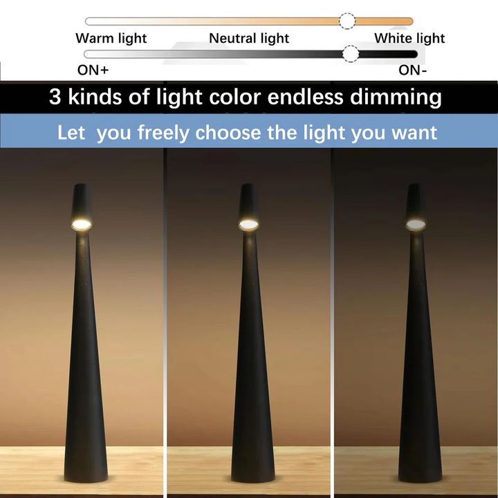 Kalsten | Touch Control Reading Light with Tri Color Dimming