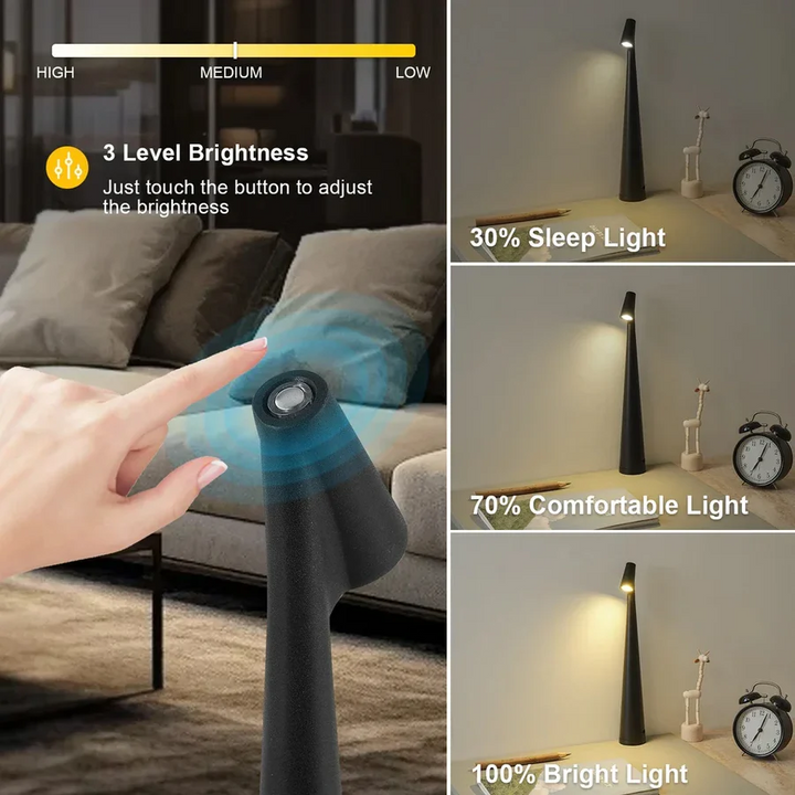 Kalsten | Touch Control Reading Light with Tri Color Dimming