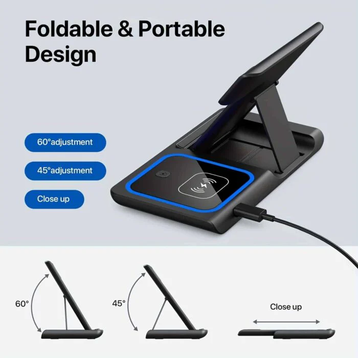 Kalsten | 3 in 1 Wireless Induction Charger for IPhone