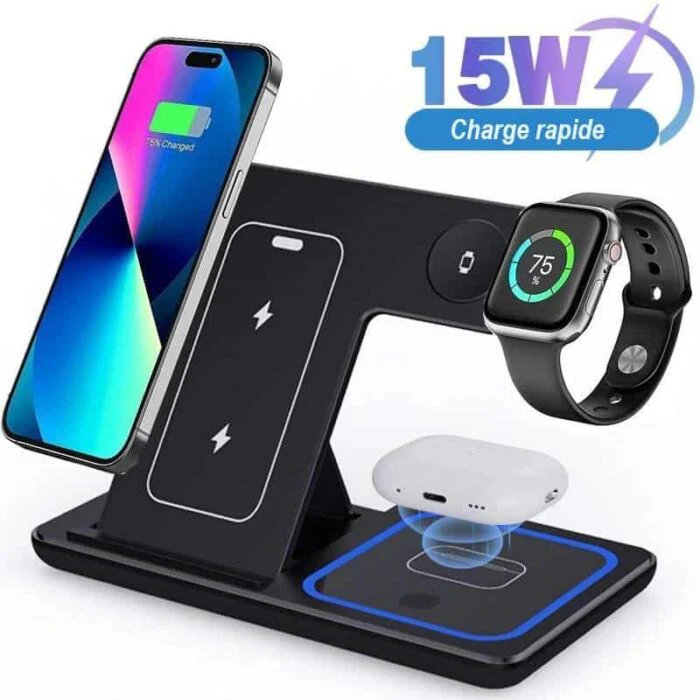 Kalsten | 3 in 1 Wireless Induction Charger for IPhone