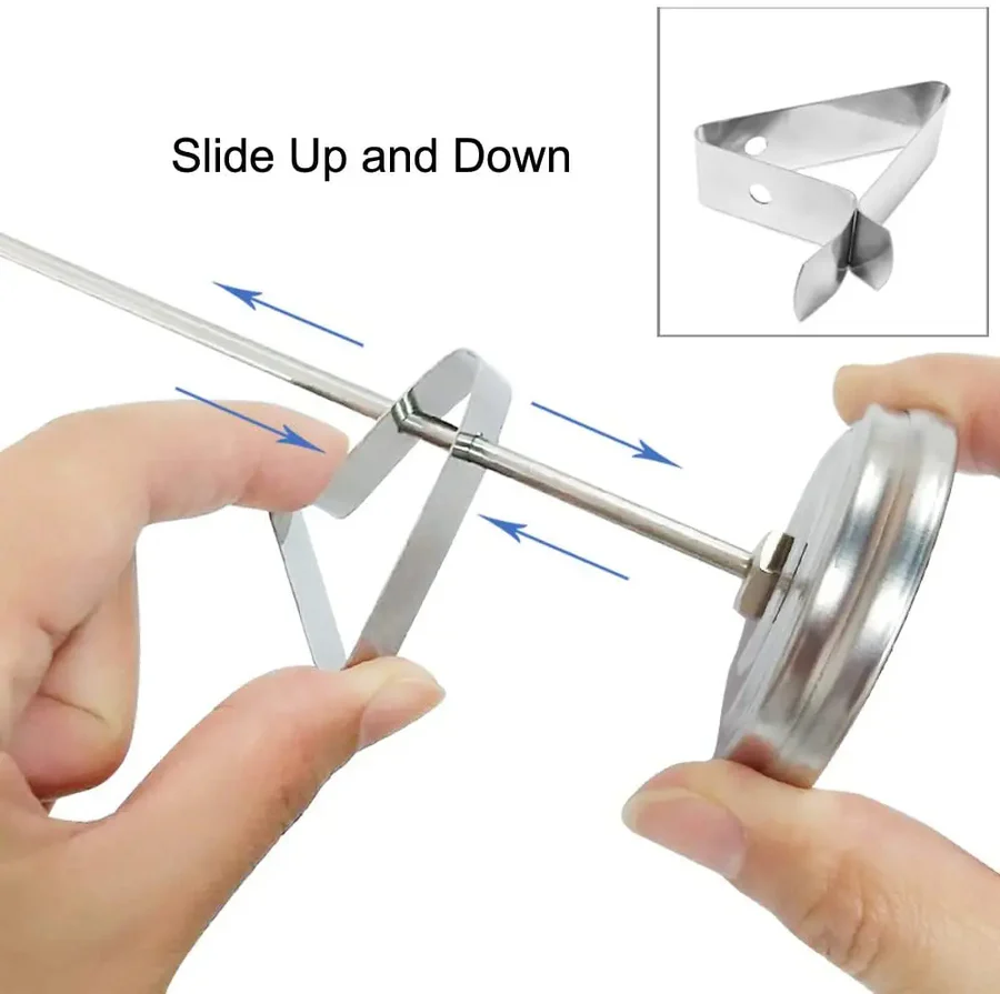 Kalsten | Stainless Steel Deep Fry Thermometer with Long Probe