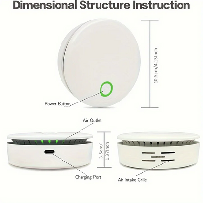 Skanto | Mini Compact Air Purifier & Odor Eliminator