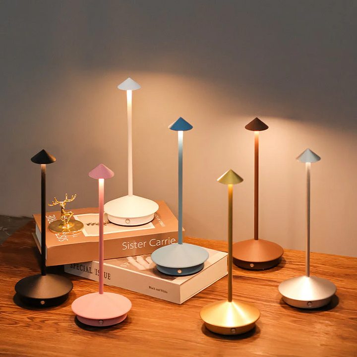 LumiGlow Wireless LED Table Lamp Sleek & Modern Design | Kalsten