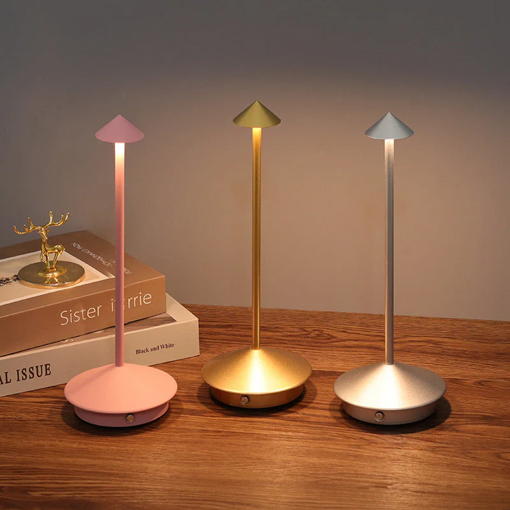 LumiGlow Wireless LED Table Lamp Sleek & Modern Design | Kalsten