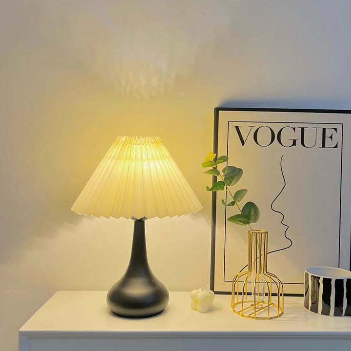Nordic Folding Lamp with LED Light – Modern Decorative Table Lamp for Living Room & Bedroom | Kalsten