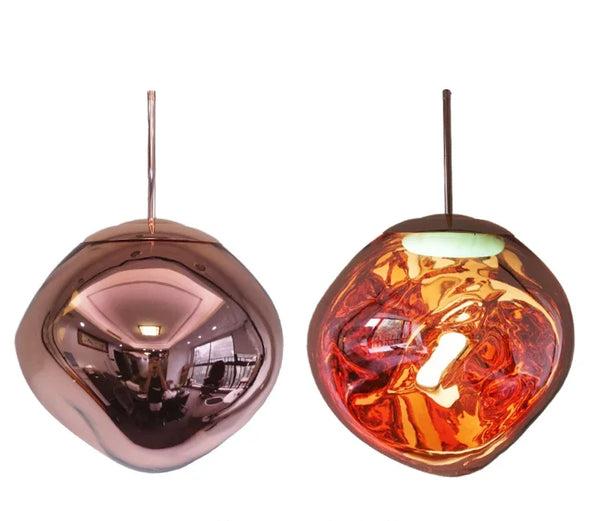 Kalsten | Glass Pendant Light | Scandinavian Modern Design | Clear Glass