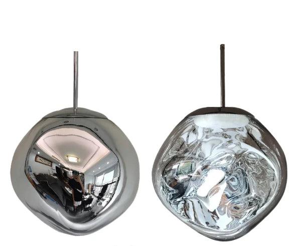 Kalsten | Glass Pendant Light | Scandinavian Modern Design | Clear Glass