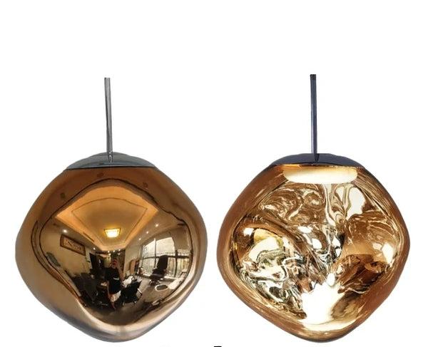 Kalsten | Glass Pendant Light | Scandinavian Modern Design | Clear Glass