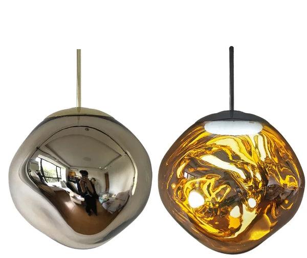 Kalsten | Glass Pendant Light | Scandinavian Modern Design | Clear Glass