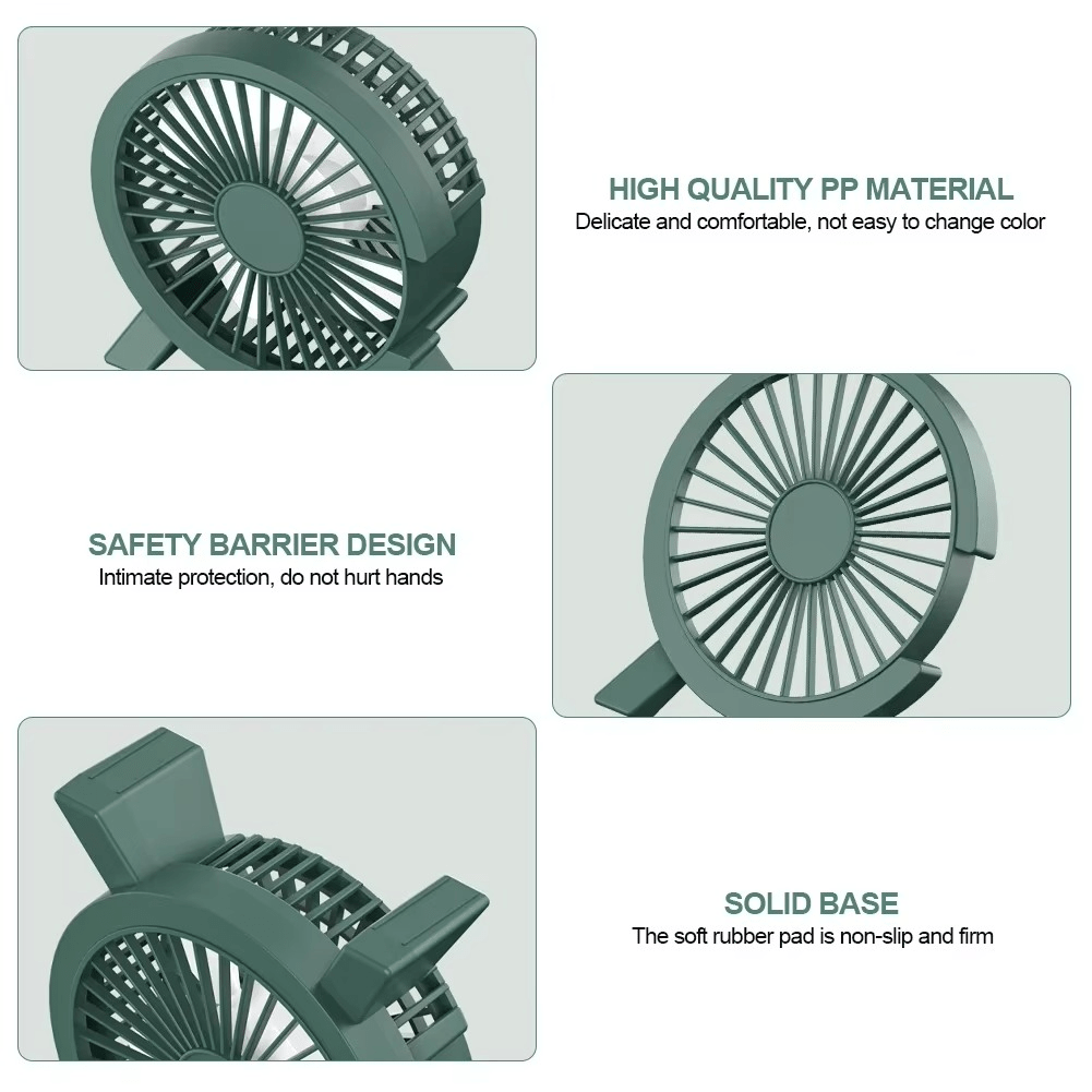 Mini Electric Portable Rechargeable and Silent Fan | Kalsten