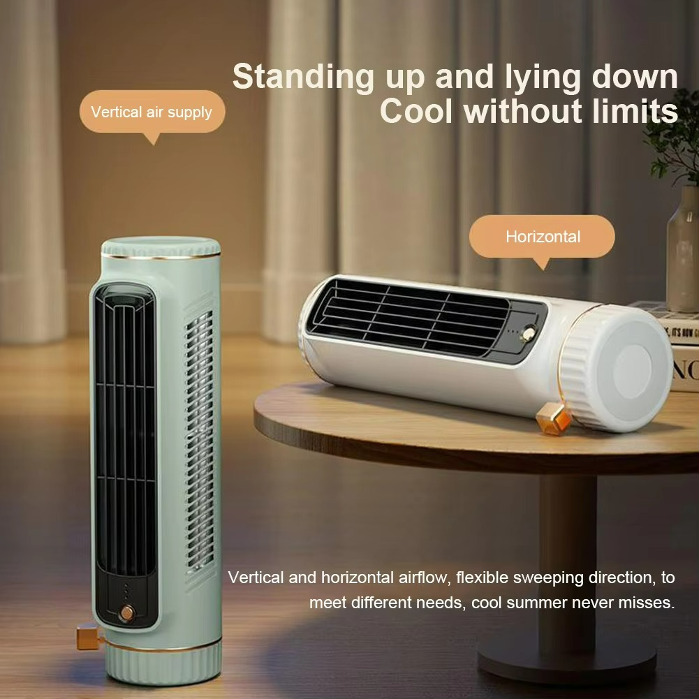 Skanto | AeroBreeze Bladeless Fan | 360° Air Circulation with Ice-Cool Breeze