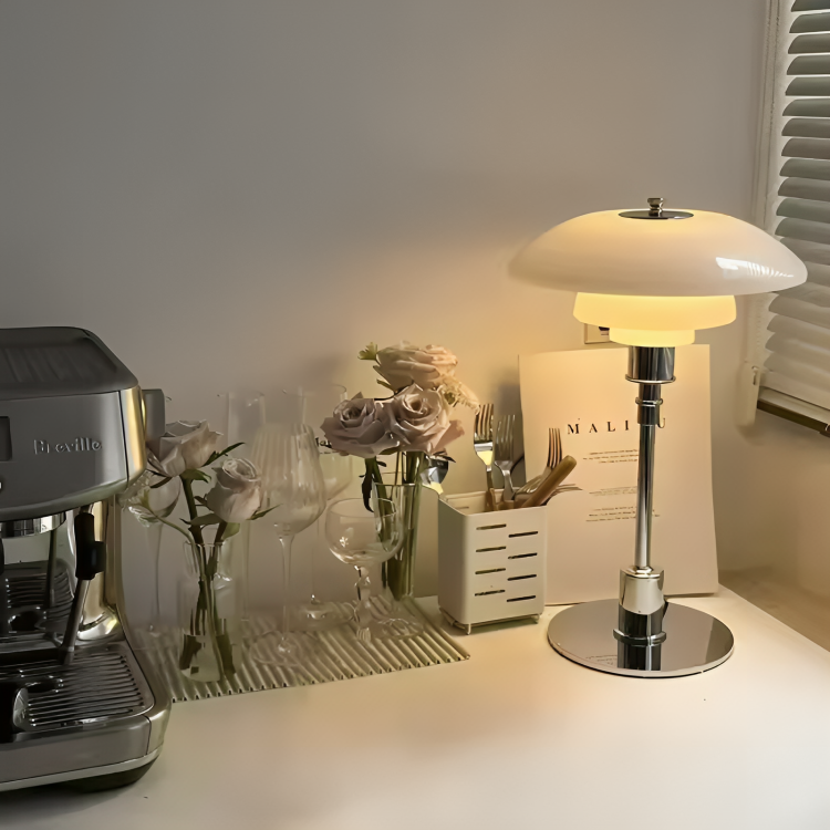 Dimmable Round Table Lamp