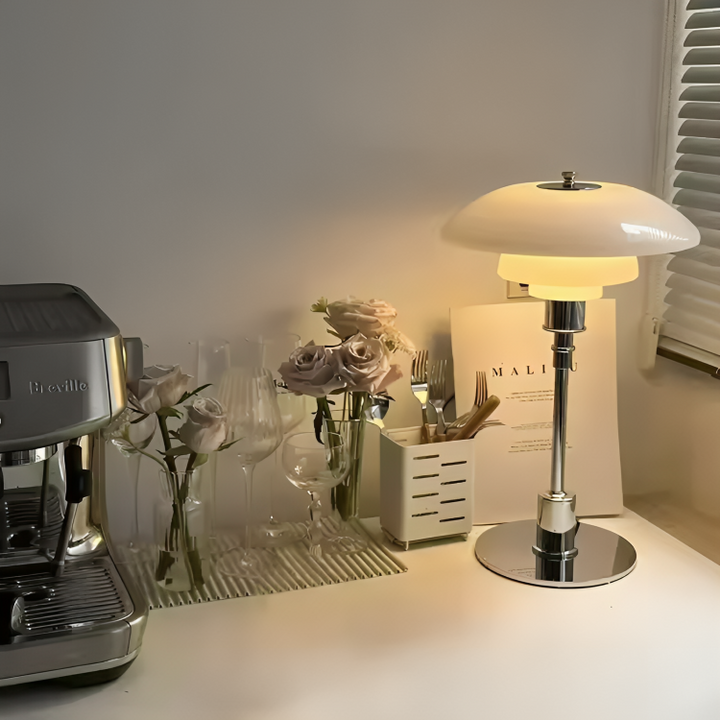 Dimmable Round Table Lamp