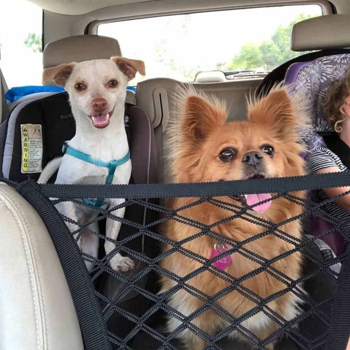 Kalsten | Safety Net for Car with Storage Space for Pets