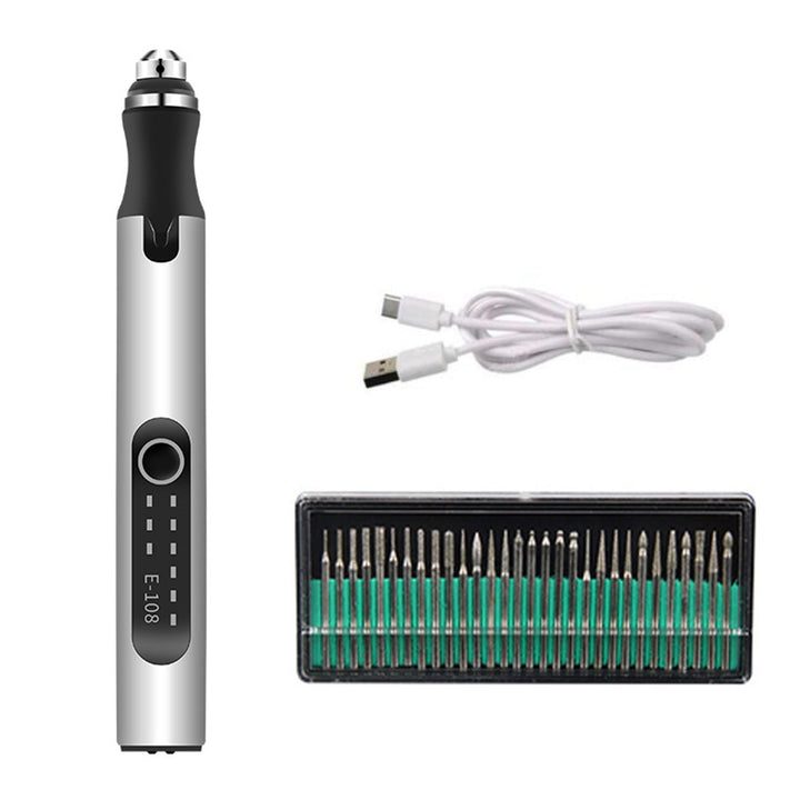 Engraving pen - suitable for beginners - user-friendly and intuitive - 200g. - Includes USB-C fast charging cable - Wall clock | Kalsten