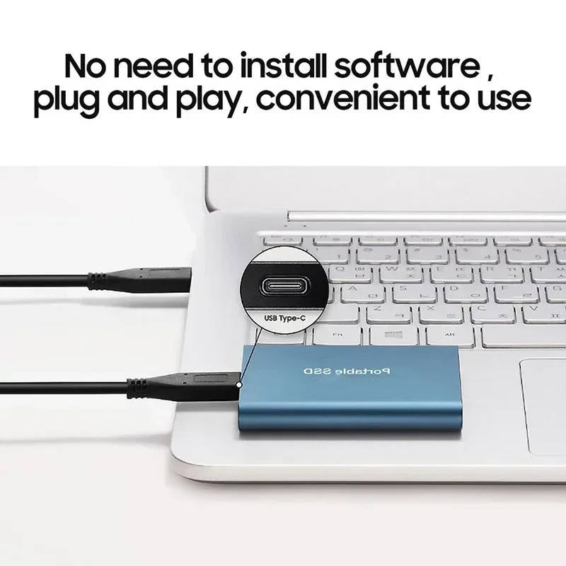 Portable External SSD Hard Drive