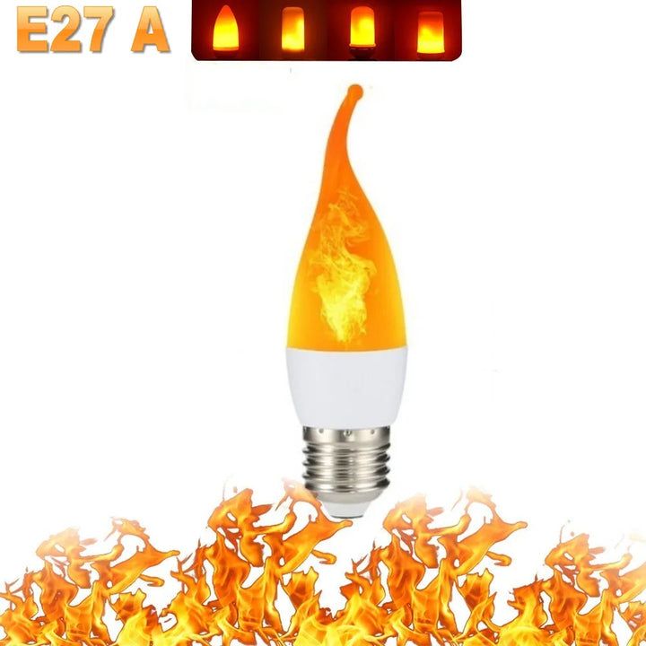 LED FLAME LIGHT PARTY LAMP - 4 MODES FIRE SIMULATION | Kalsten