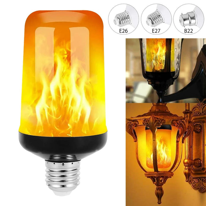 LED FLAME LIGHT PARTY LAMP - 4 MODES FIRE SIMULATION | Kalsten