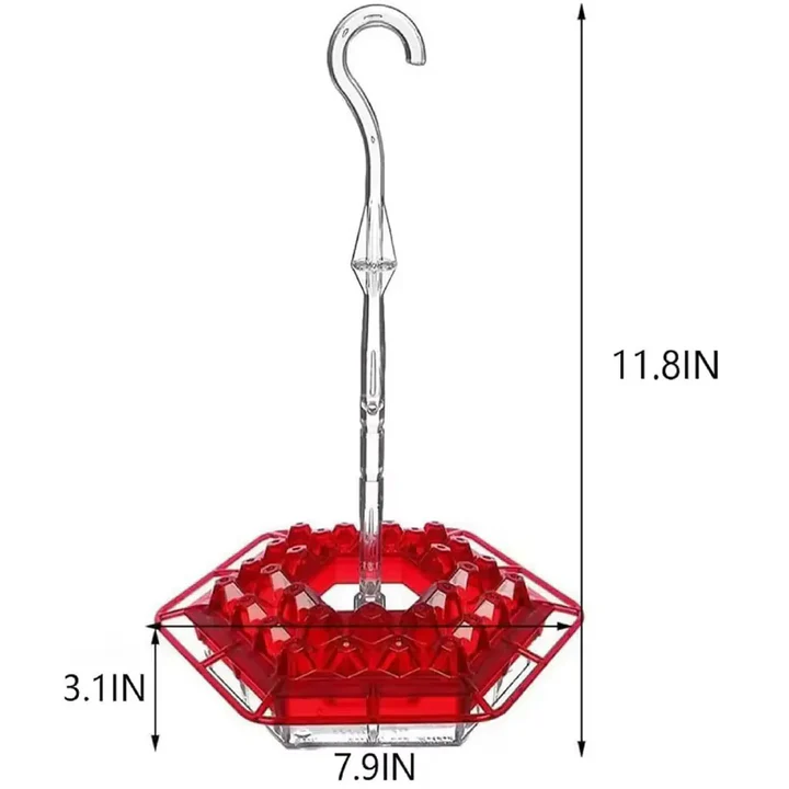 Kalsten | Ant Proof Hummingbird Feeder, Outdoor Hanging Perch