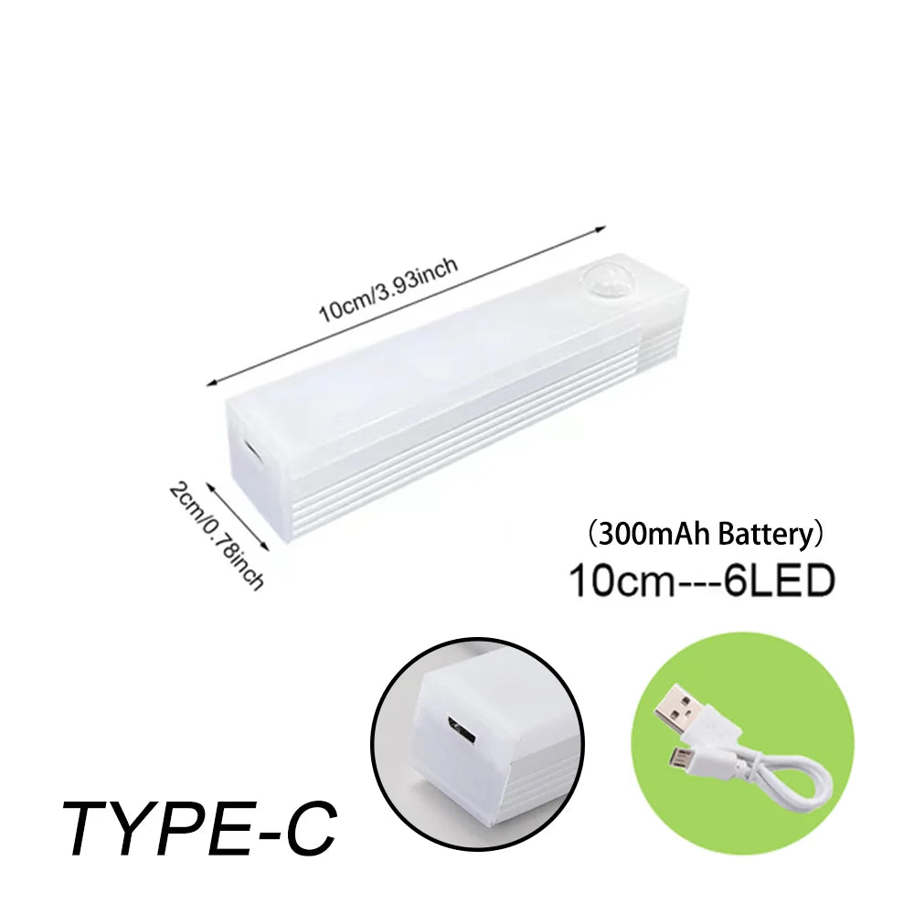 WIRELESS LED NIGHT LIGHT WITH MOTION SENSOR AND RECHARGEABLE BATTERY | Kalsten