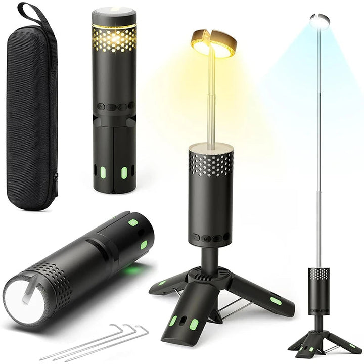 Kalsten | Camping Lantern with Tripod Rechargeable LED Light