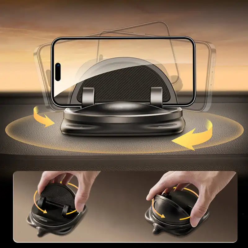 BowLift | 360° RotateX – Universal Rotating Car Phone Holder | Secure & Adjustable Mount for All Smartphones