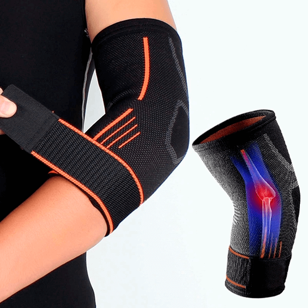 BowLift | Adjustable Elbow Support – Compression Brace with Velcro Closure