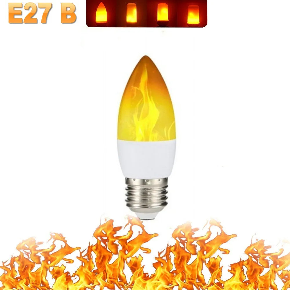 LED FLAME LIGHT PARTY LAMP - 4 MODES FIRE SIMULATION | Kalsten