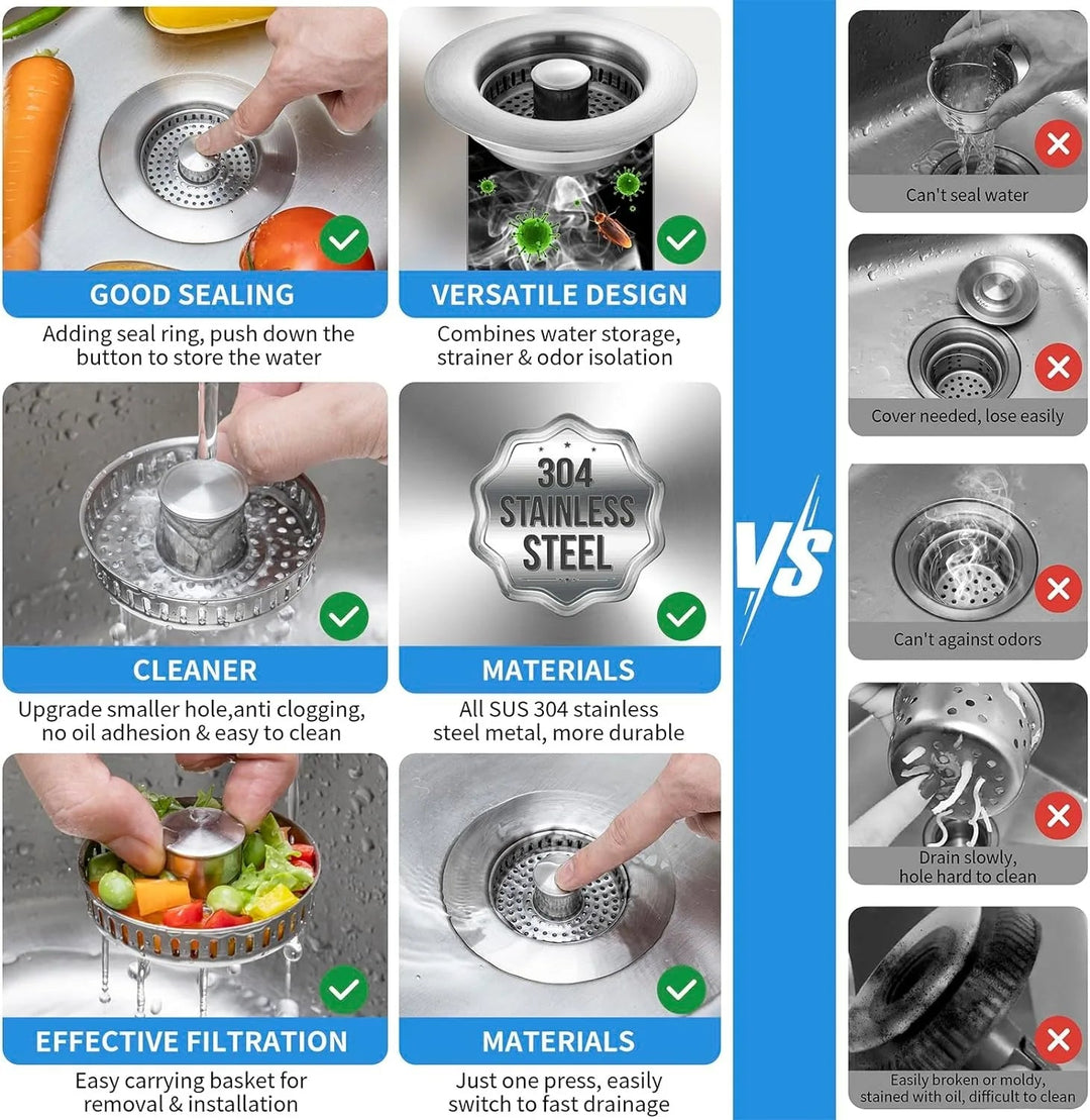 Kalsten | Stainless Steel Kitchen Sink Strainer