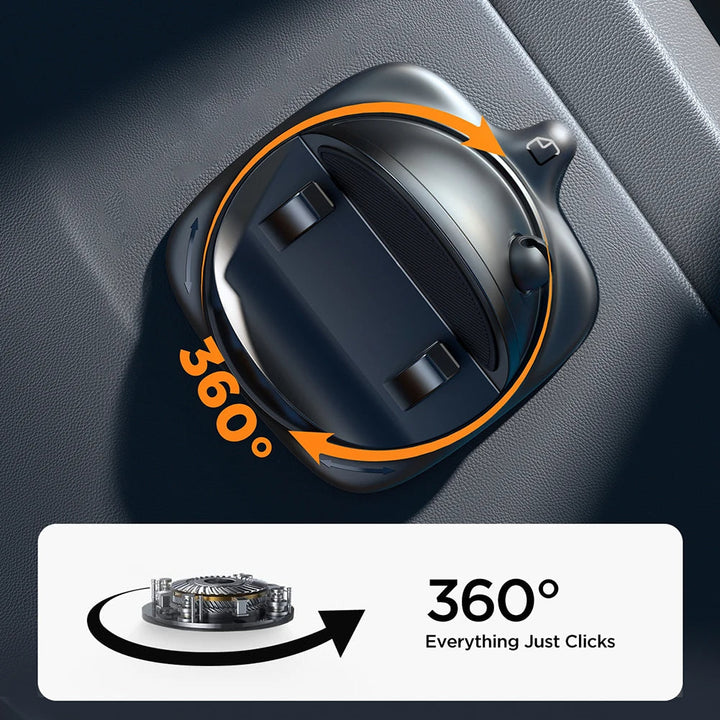 Kalsten | 360° RotateX – Universal Rotating Car Phone Holder | Secure & Adjustable Mount for All Smartphones