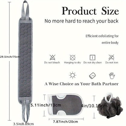 BowLift | Exfoliating Body Scrubber Set