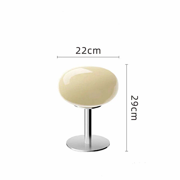 DESIGNER GLASS TABLE LAMP - AMBIENT LED LAMP FOR BEDROOM AND STUDY | Kalsten