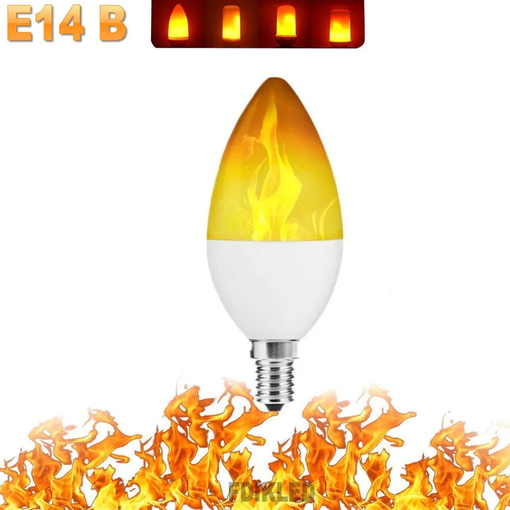 LED FLAME LIGHT PARTY LAMP - 4 MODES FIRE SIMULATION | Kalsten