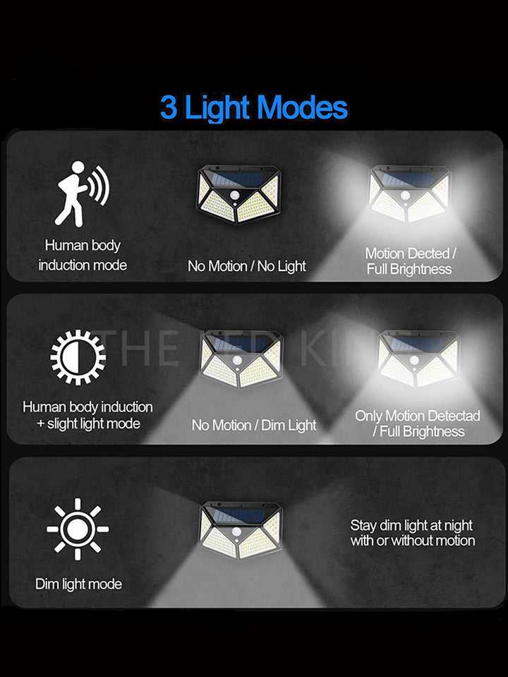 MULTIFUNCTIONAL SOLAR LAMP - WATERPROOF LED GARDEN LIGHT WITH MOTION SENSOR | Kalsten