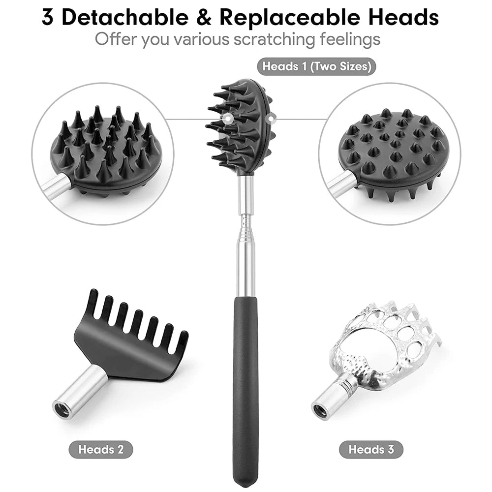 Kalsten | 3Pcs Telescopic Back Scratcher