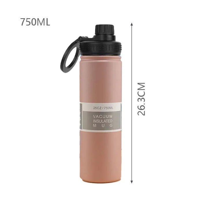 Kalsten | Insulated Stainless Steel Water Bottle with Phone Holder – 750ml