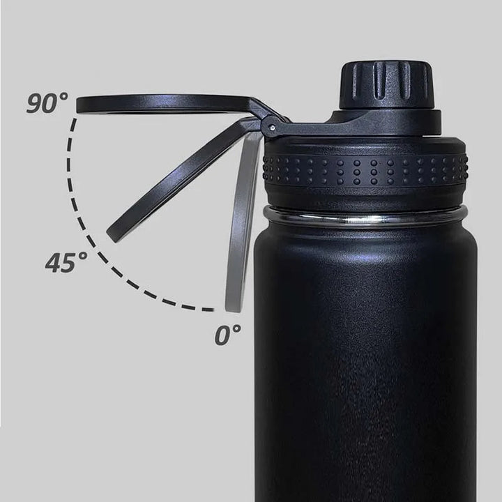 Kalsten | Insulated Stainless Steel Water Bottle with Phone Holder – 750ml