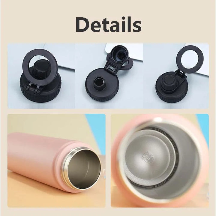 Kalsten | Insulated Stainless Steel Water Bottle with Phone Holder – 750ml