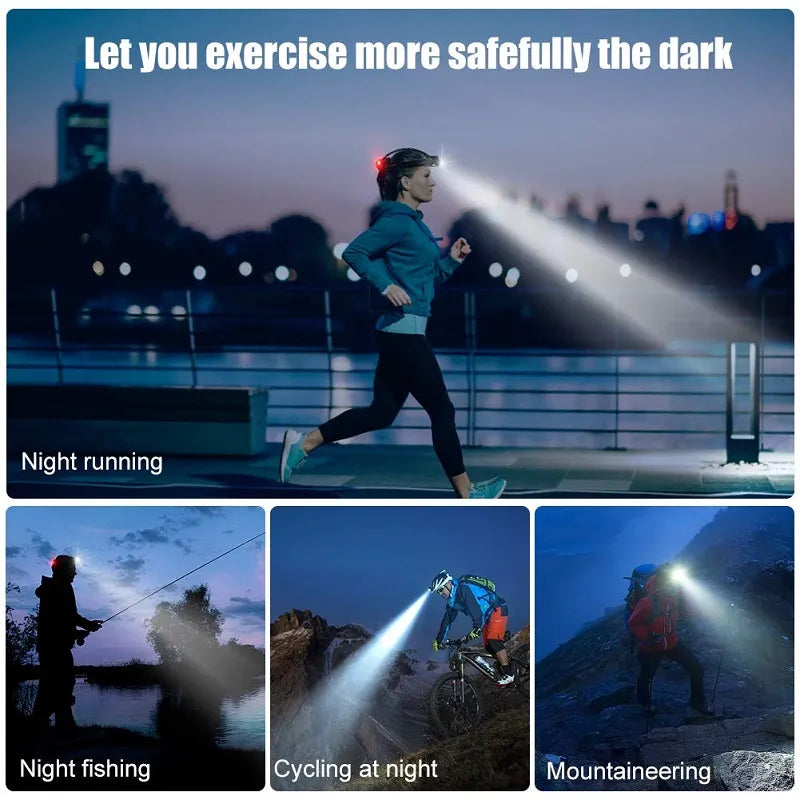 Rechargeable Waterproof Zoom LED Headlamp