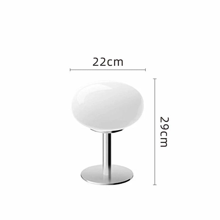 DESIGNER GLASS TABLE LAMP - AMBIENT LED LAMP FOR BEDROOM AND STUDY | Kalsten