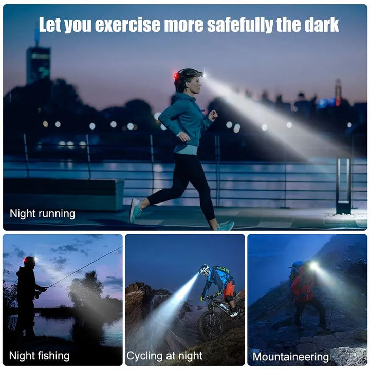 Kalsten | Head Torch | Rechargeable Waterproof Zoomable LED Headlamp