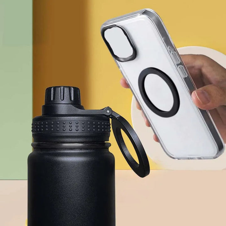 Kalsten | Insulated Stainless Steel Water Bottle with Phone Holder – 750ml