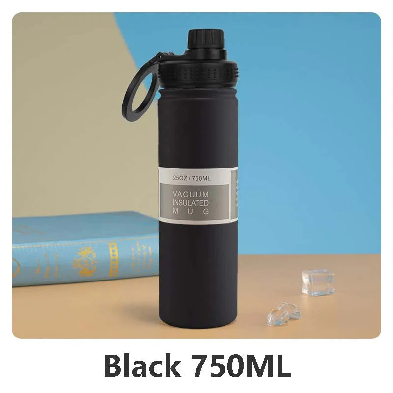 Kalsten | Insulated Stainless Steel Water Bottle with Phone Holder – 750ml