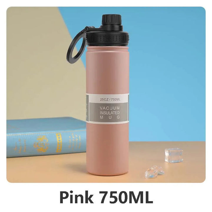 Kalsten | Insulated Stainless Steel Water Bottle with Phone Holder – 750ml