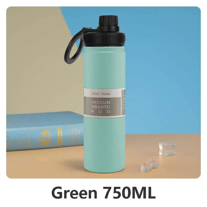 Kalsten | Insulated Stainless Steel Water Bottle with Phone Holder – 750ml