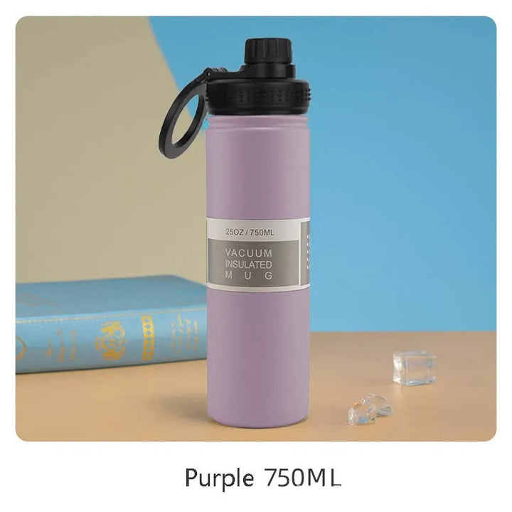 Kalsten | Insulated Stainless Steel Water Bottle with Phone Holder – 750ml