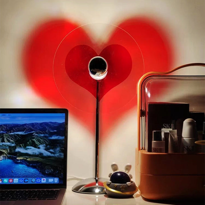 Led Heart Table Lamp | Kalsten